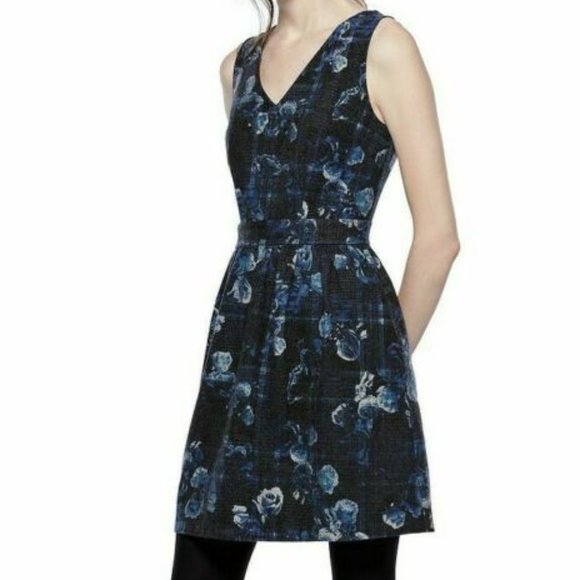 navy blue sweater dress